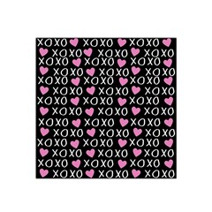 Xo Valentines Day Pattern Satin Bandana Scarf by Valentinaart