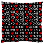XO Valentines day pattern Standard Flano Cushion Case (Two Sides)