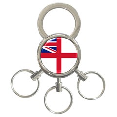 White Ensign Of Royal Navy 3-ring Key Chains by abbeyz71