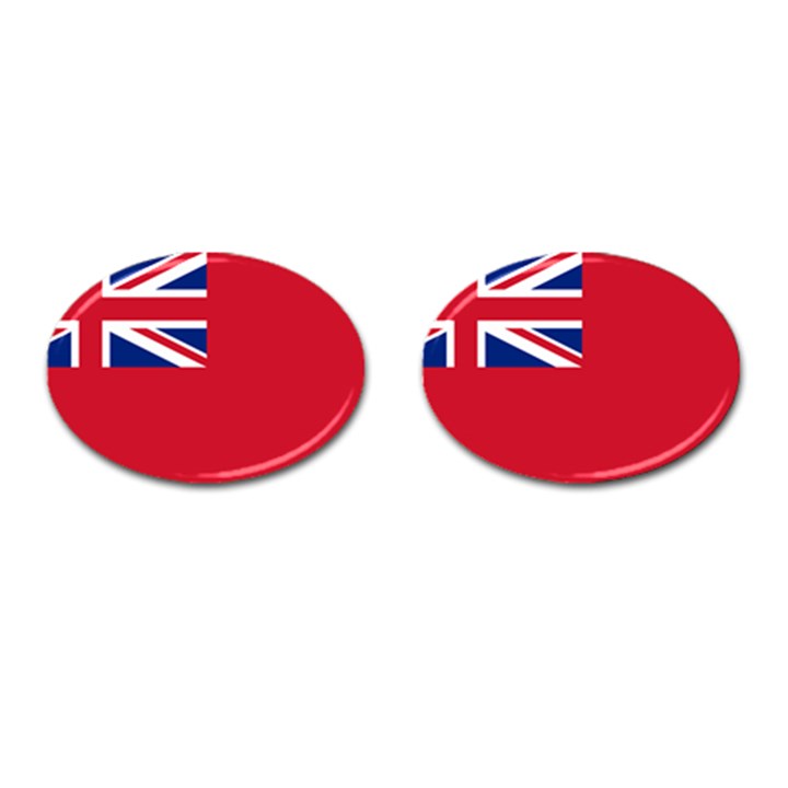 Civil Ensign of United Kingdom Cufflinks (Oval)