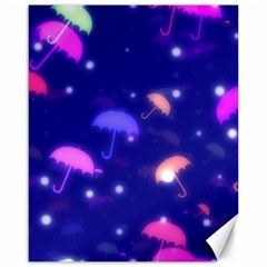 Umbrella Bokeh Background Scrapbook Canvas 16  X 20  by Alisyart