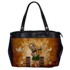 Cute Littel Island Girl Oversize Office Handbag by FantasyWorld7