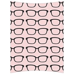 Nerdy Glasses Pink Back Support Cushion by snowwhitegirl