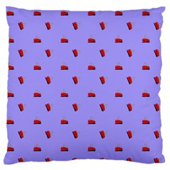 Candy Apple Lilac Pattern Standard Flano Cushion Case (two Sides) by snowwhitegirl