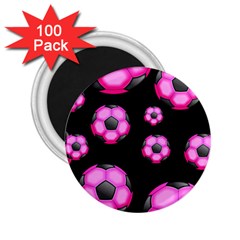 Wallpaper Ball Pattern Pink 2 25  Magnets (100 Pack)  by Alisyart