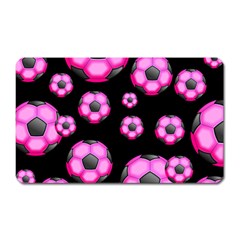 Wallpaper Ball Pattern Pink Magnet (rectangular) by Alisyart
