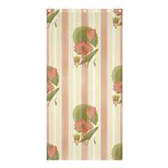 Lotus Flower Waterlily Wallpaper Shower Curtain 36  X 72  (stall) 