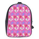 Colorful Cherubs Pink School Bag (Large)