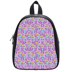 Paisley Lilac Sundaes School Bag (small) by snowwhitegirl