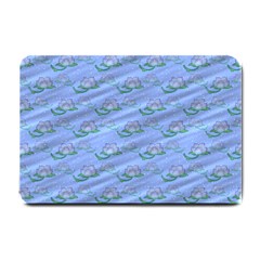 Waterlily Lotus Flower Pattern Lily Small Doormat 