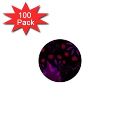Background Red Purple Black Color 1  Mini Buttons (100 Pack)  by Pakrebo