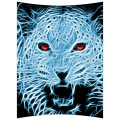 Animals Leopard Fractal Photoshop Back Support Cushion by Pakrebo