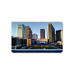 Columbus Skyline Magnet (name Card) by Riverwoman