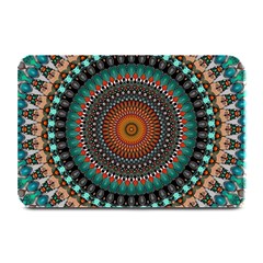Ornament Circle Picture Colorful Plate Mats by Pakrebo