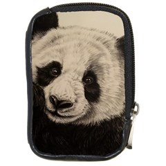 Giant Panda Compact Camera Leather Case by ArtByThree