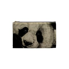 Giant Panda Cosmetic Bag (small) by ArtByThree