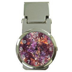 Colorful Rusty Abstract Print Money Clip Watches