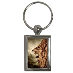 Roaring Lion Key Chains (rectangle)  by Sudhe