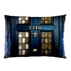 Tardis Sherlock Holmes 221b Pillow Case (two Sides) by Sudhe