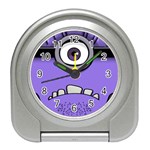 Evil Purple Travel Alarm Clock