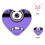 Evil Purple Playing Cards (Heart)