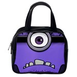 Evil Purple Classic Handbag (One Side)