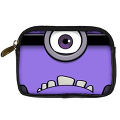 Evil Purple Digital Camera Leather Case by Sudhe