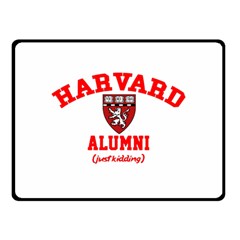 Harvard Alumni Just Kidding Double Sided Fleece Blanket (small)  by Sudhe
