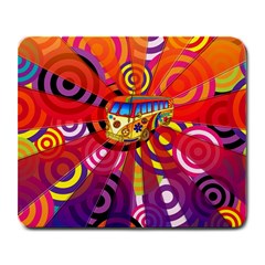 Boho Hippie Bus Large Mousepads by lucia