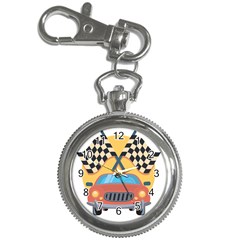 Automobile Car Checkered Drive Key Chain Watches by Sudhe