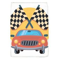Automobile Car Checkered Drive Removable Flap Cover (l) by Sudhe