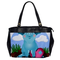 Pig Animal Love Oversize Office Handbag by Sudhe