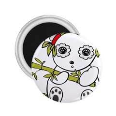 Panda China Chinese Furry 2 25  Magnets by Sudhe