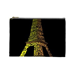 The Eiffel Tower Paris Cosmetic Bag (large) by Sudhe