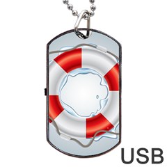Spare Tire Icon Vector Dog Tag Usb Flash (two Sides)