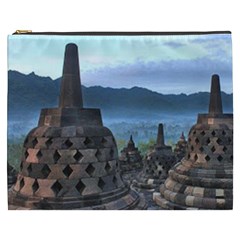 Borobudur Temple  Morning Serenade Cosmetic Bag (xxxl) by Sudhe