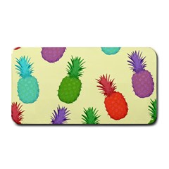 Colorful Pineapples Wallpaper Background Medium Bar Mats by Sudhe