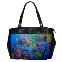 Globe World Map Maps Europe Oversize Office Handbag by Sudhe