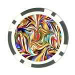 Wallpaper Psychedelic Background Poker Chip Card Guard Back