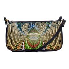 Abstract Fractal Magical Shoulder Clutch Bag by Sudhe