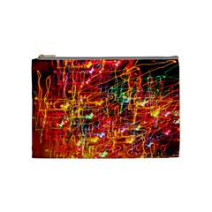 Random Colored Light Swirls Cosmetic Bag (medium) by Sudhe