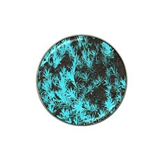 Blue Etched Background Hat Clip Ball Marker (4 Pack) by Sudhe