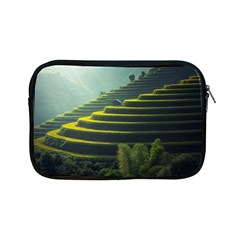 Scenic View Of Rice Paddy Apple Ipad Mini Zipper Cases by Sudhe