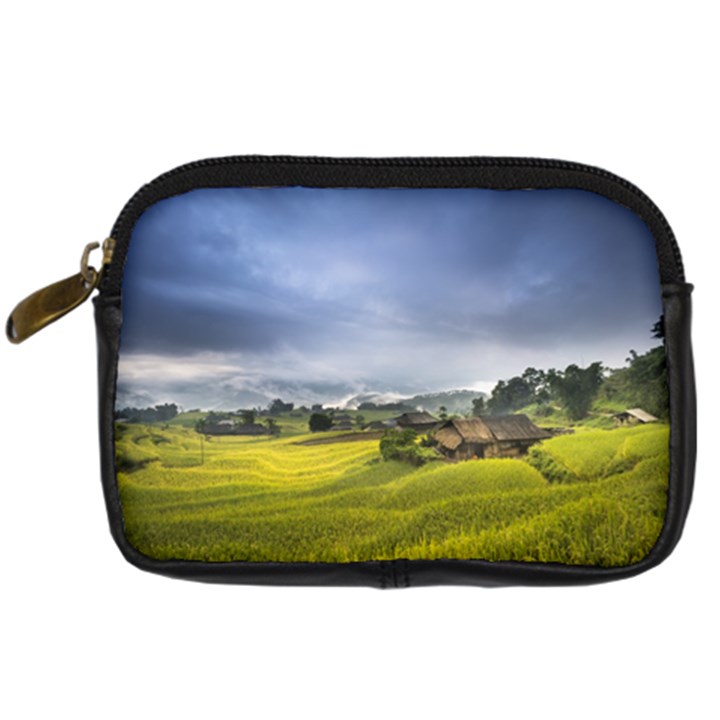 Vietnam Terraces Rice Silk Digital Camera Leather Case