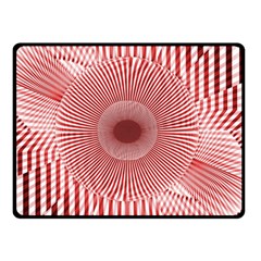 Fractals Abstract Pattern Flower Double Sided Fleece Blanket (small)  by Pakrebo