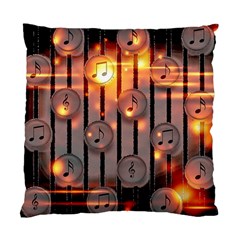 Music Notes Sound Musical Audio Standard Cushion Case (one Side) by Mariart