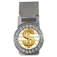 Dollar Money Gold Finance Sign Money Clips (cz)  by Mariart