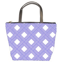 Textile Cross Seamless Pattern Bucket Bag by Pakrebo