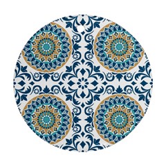 Tile Vintage Pattern Design Ornament (round)