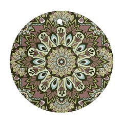 Seamless Pattern Abstract Mandala Ornament (round)